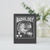 Radiology Technician Skull Xray Technologist Postcard (Standing Front)