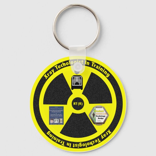 Radiology Technologist In Training Gifts Keychain (Front)