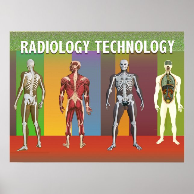 Radiology Technology Applied Science Cards Poster (Front)