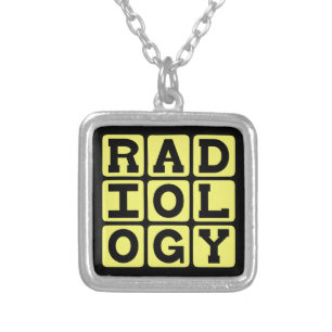 Radiology, The Study of Medical Imaging Silver Plated Necklace