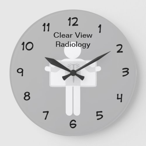 Radiology Theme Office Or Lab Large Clock