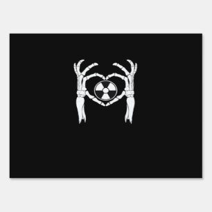 Radiology X-Ray Tech Heart Shaped Skeleton Hands D Sign