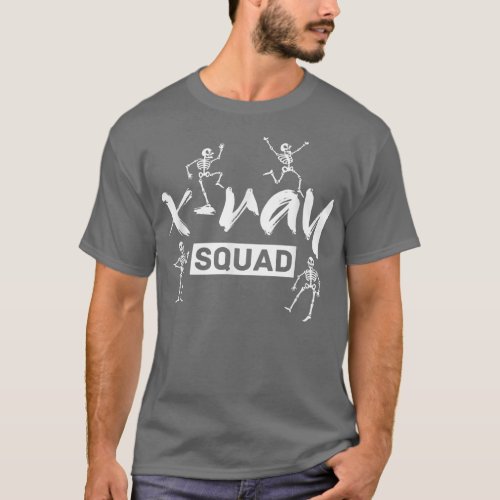 radiology Xray Skeleton Squad Funny Radiologist  T_Shirt