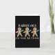 Radiology You Pose We Expose Gingerbread Skeleton Card | Zazzle