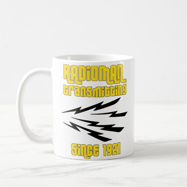 Radioman Since 1921 Coffee Mug RM Lingo Military (Left)