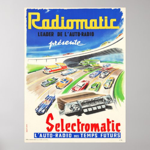 Radiomatic _ Vintage Advertisement Poster