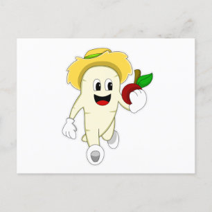 Radish as Farmer with Fruit Postcard