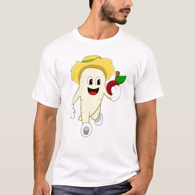 Radish as Farmer with Fruit T-Shirt (Front)