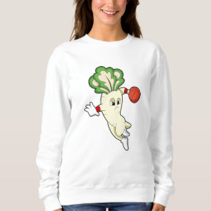 Radish at Basketball Sports Sweatshirt