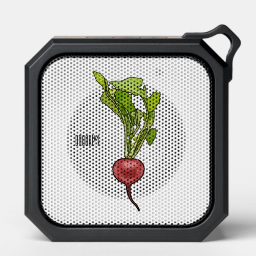 Radish cartoon illustration  bluetooth speaker