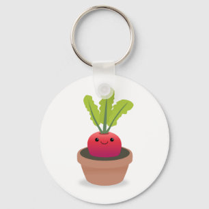 Radish Character Keychain