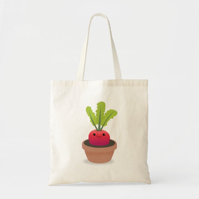 Radish Character Tote Bag (Front)
