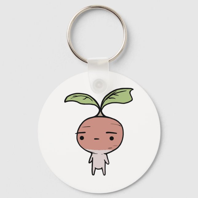Radish Keychain (Front)
