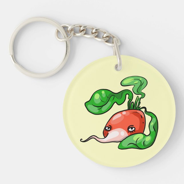 radish keychain (Front)