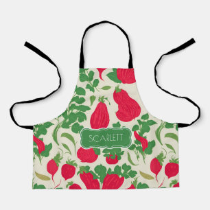 Radish Mosaic Colorful Personalized Pattern Apron