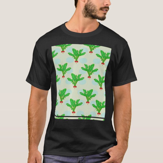 Radish pattern   T-Shirt (Front)