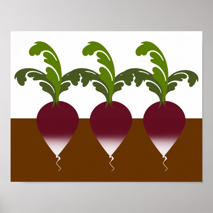 Radish Print