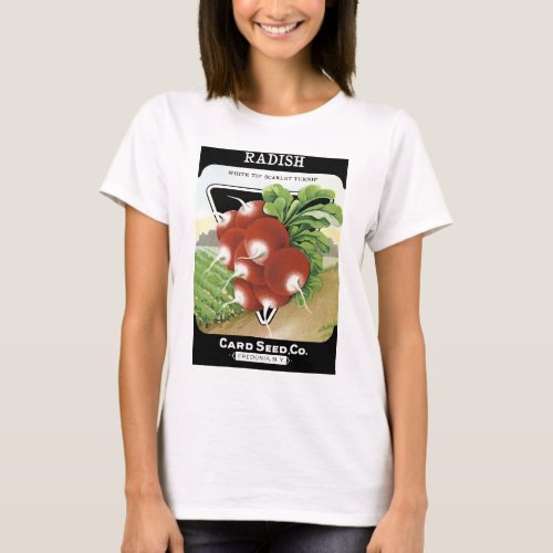 Radish Seed Packet Label T_Shirt