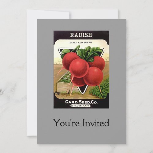 Radish Seeds from Card Seed Co