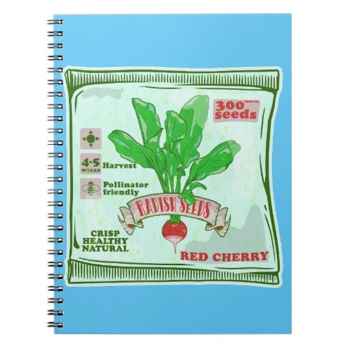 Radish Seeds Notebook