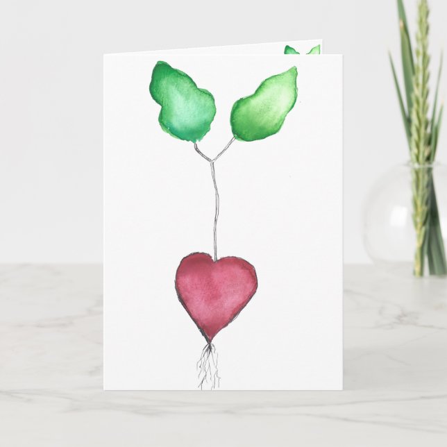 Radish thank you card (Front)