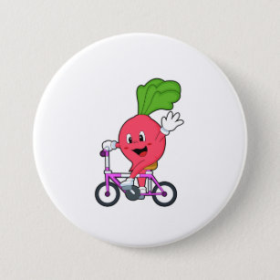 Radish with Bicycle Button