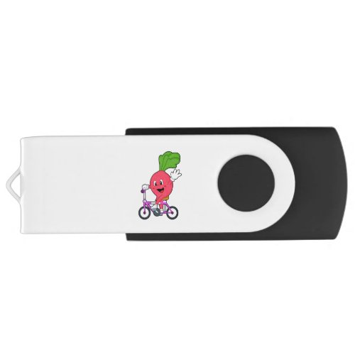 Radish with Bicycle Flash Drive