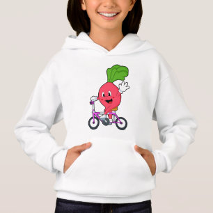 Radish with Bicycle Hoodie