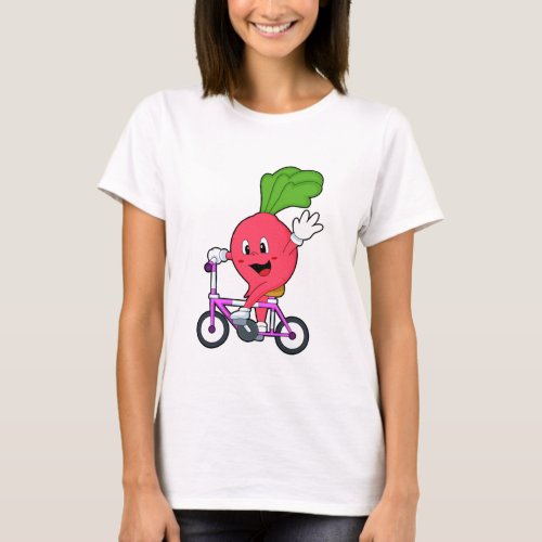 Radish with Bicycle T_Shirt