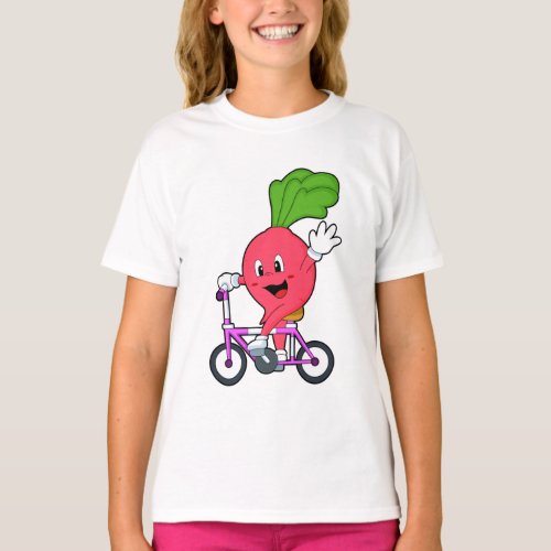 Radish with Bicycle T_Shirt