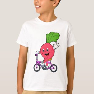 Radish with Bicycle T-Shirt