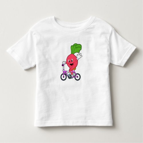 Radish with Bicycle Toddler T_shirt