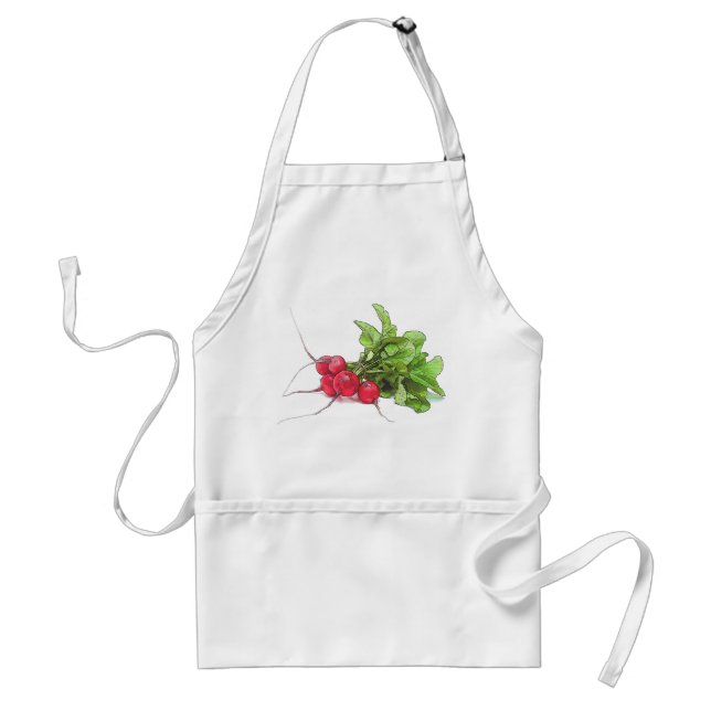 Radishes Adult Apron (Front)