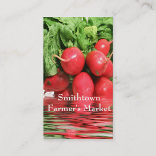 Radishes Business Card