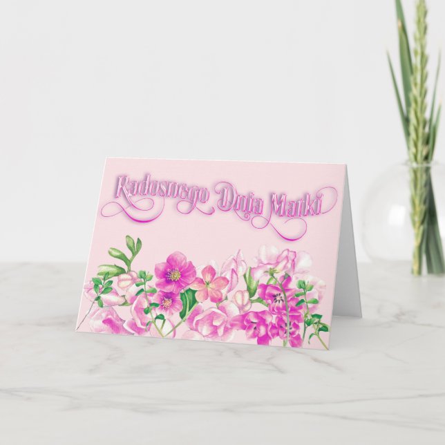 Radosnego Dnia Matki - Mother's Day Card (Front)