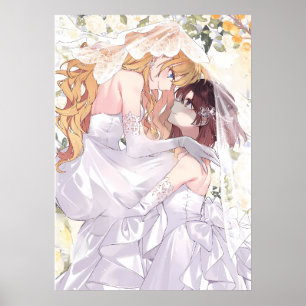 Rae and Claire Wedding   WataOshi Poster
