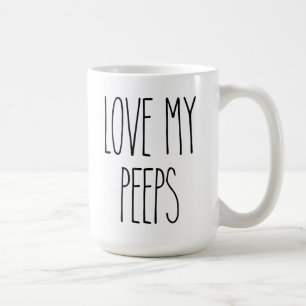 RAE DUNN Inspired Love My Peeps Coffee Mug