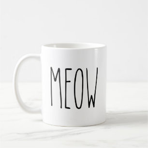 RAE DUNN Inspired Meow Mug