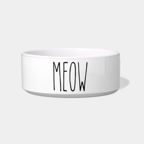 RAE DUNN Inspired Meow Pet Food Bowl