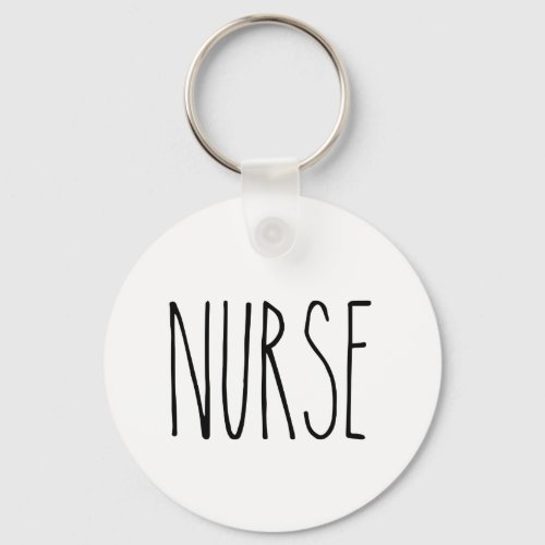 RAE DUNN Inspired Nurse Keychain