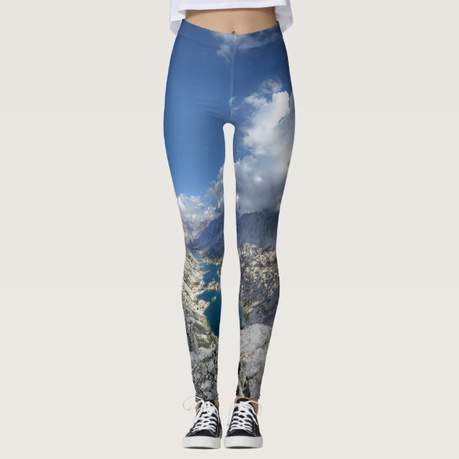 Rae Lakes from Painted Lady - John Muir Trail Leggings (Front)
