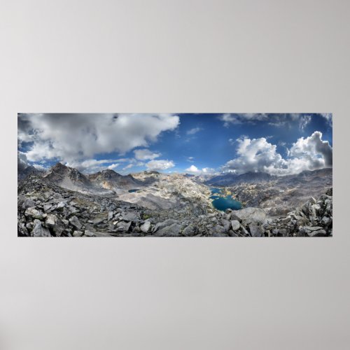 Rae Lakes from Painted Lady _ John Muir Trail Poster