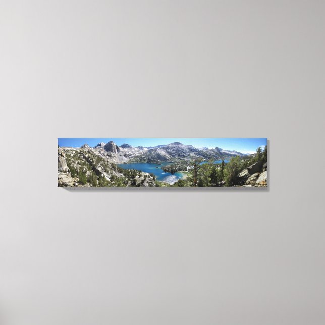 Rae Lakes - John Muir Trail - Kings Canyon Canvas Print (Front)