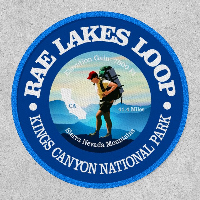 Rae Lakes Loop (C) Patch (Front)