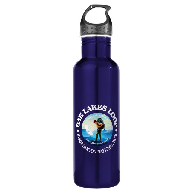 Rae Lakes Loop (C) Stainless Steel Water Bottle (Front)