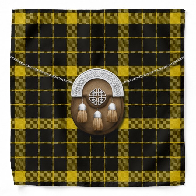 Raeburn Tartan And Sporran Bandana (Front)