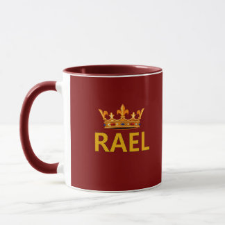 RAEL  Crown Mug Maroon background