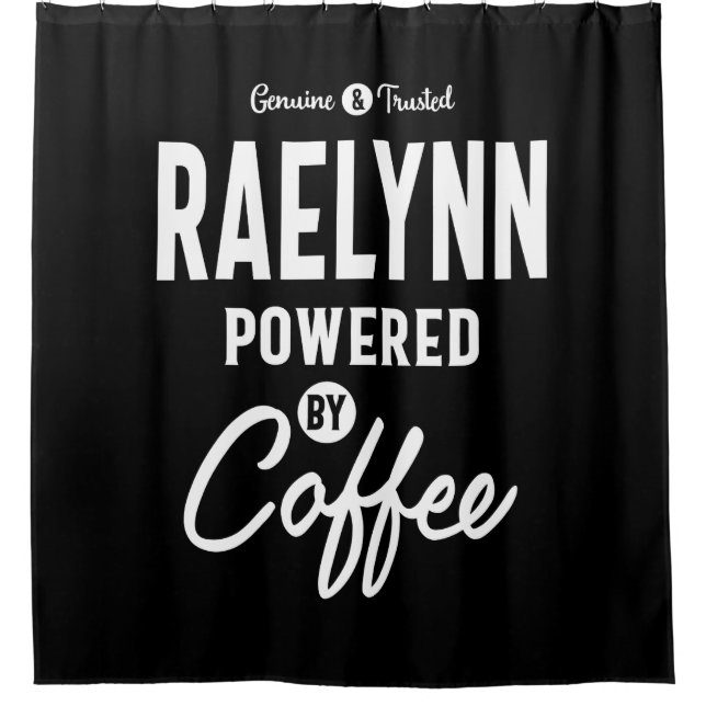 Raelynn Personalized Name Birthday Gift Shower Curtain (Front)