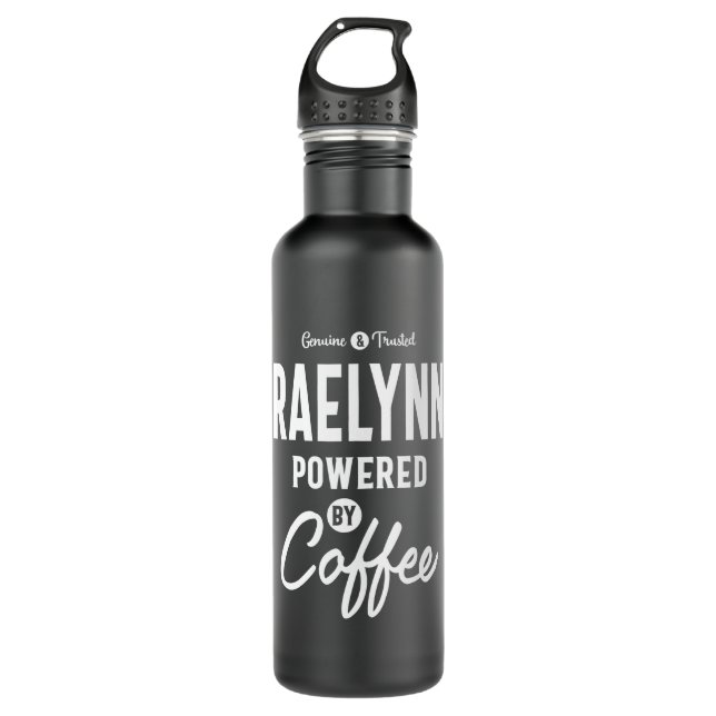 Raelynn Personalized Name Birthday Gift Stainless Steel Water Bottle (Front)