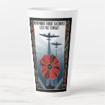 RAF Art Deco Remembrance Day Edition Latte Mug
